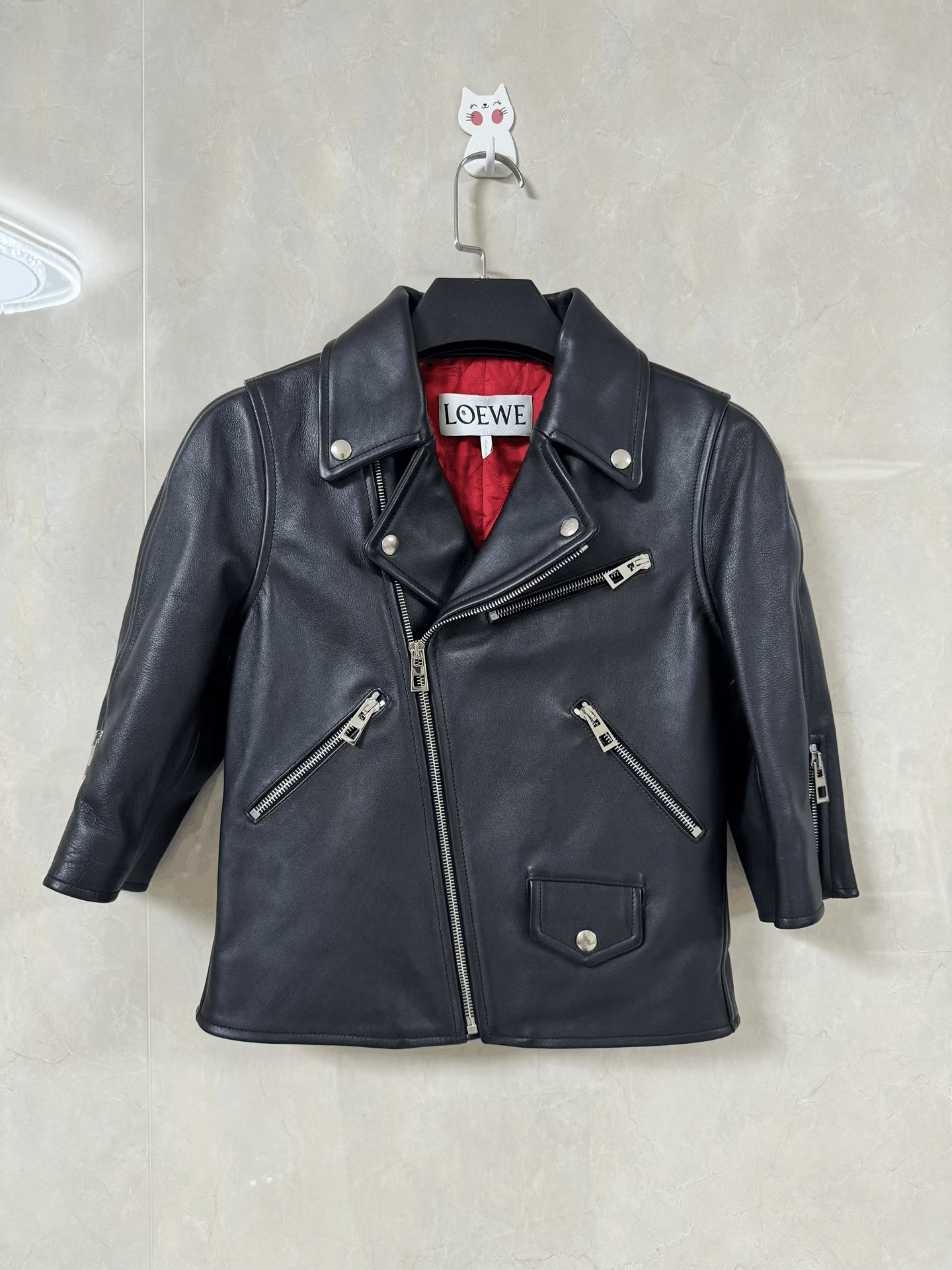 Loewe Loewe Women's Leather Jacket Size XS / US 0-2 / IT 36-38 - 1 Thumbnail