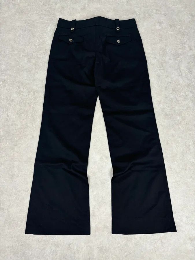 Gucci SS2006 Gucci Black Cotton Classy Pants by Frida Giannini Size 29" - 1 Thumbnail