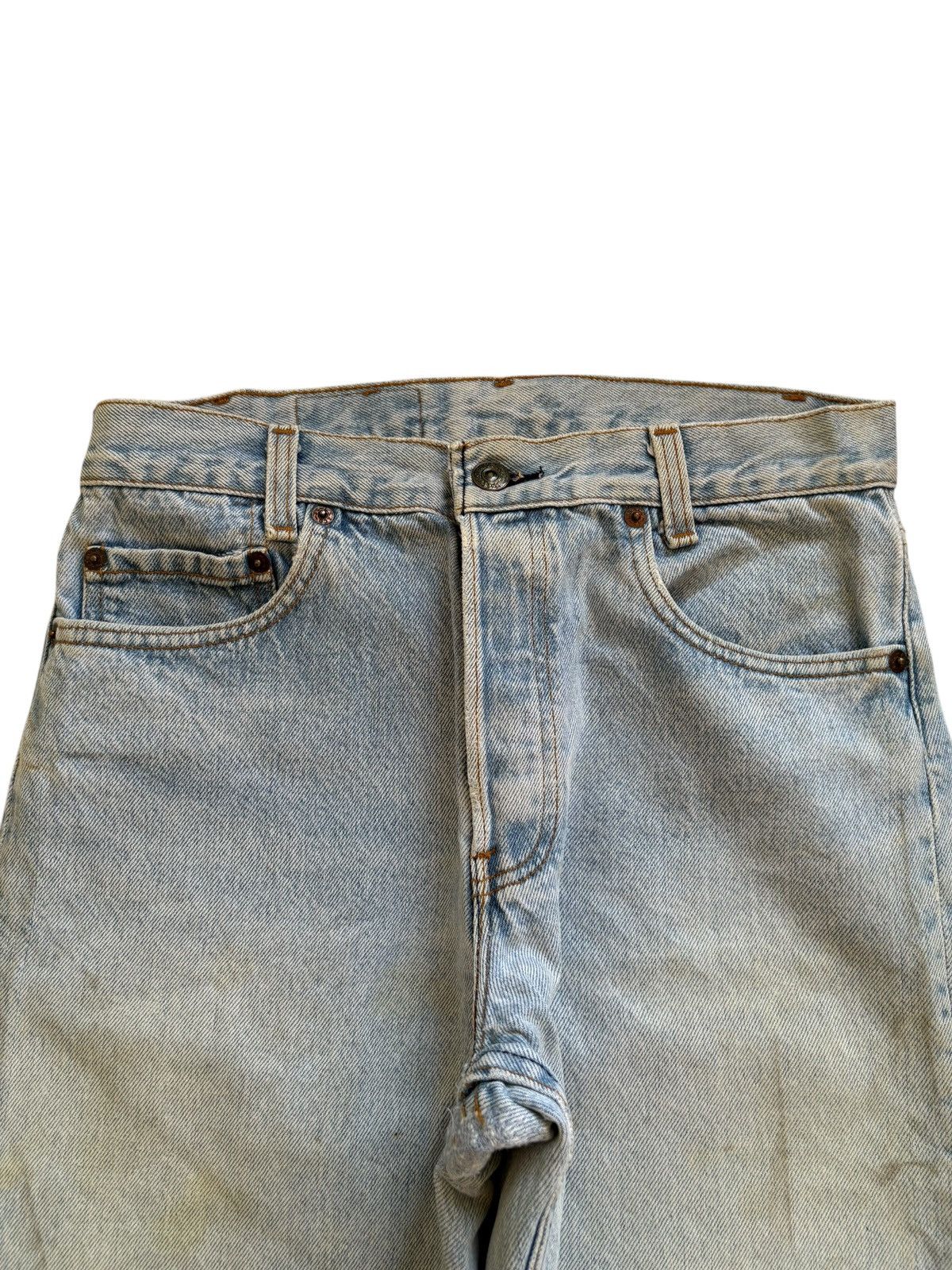 Levi's × Levi's Vintage Clothing Vintage 90s Levis 501 Button Fly Mud Wash Jeans Size US 28 / EU 44 - 4 Thumbnail