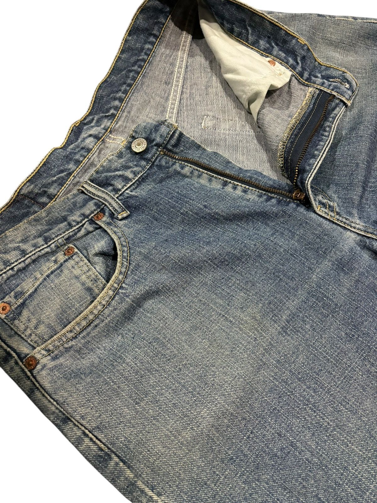 Levi's × Vintage Y2k Vintage Levi’s Japan Lot 533 Faded Straight Cut Jeans Size US 36 / EU 52 - 4 Thumbnail