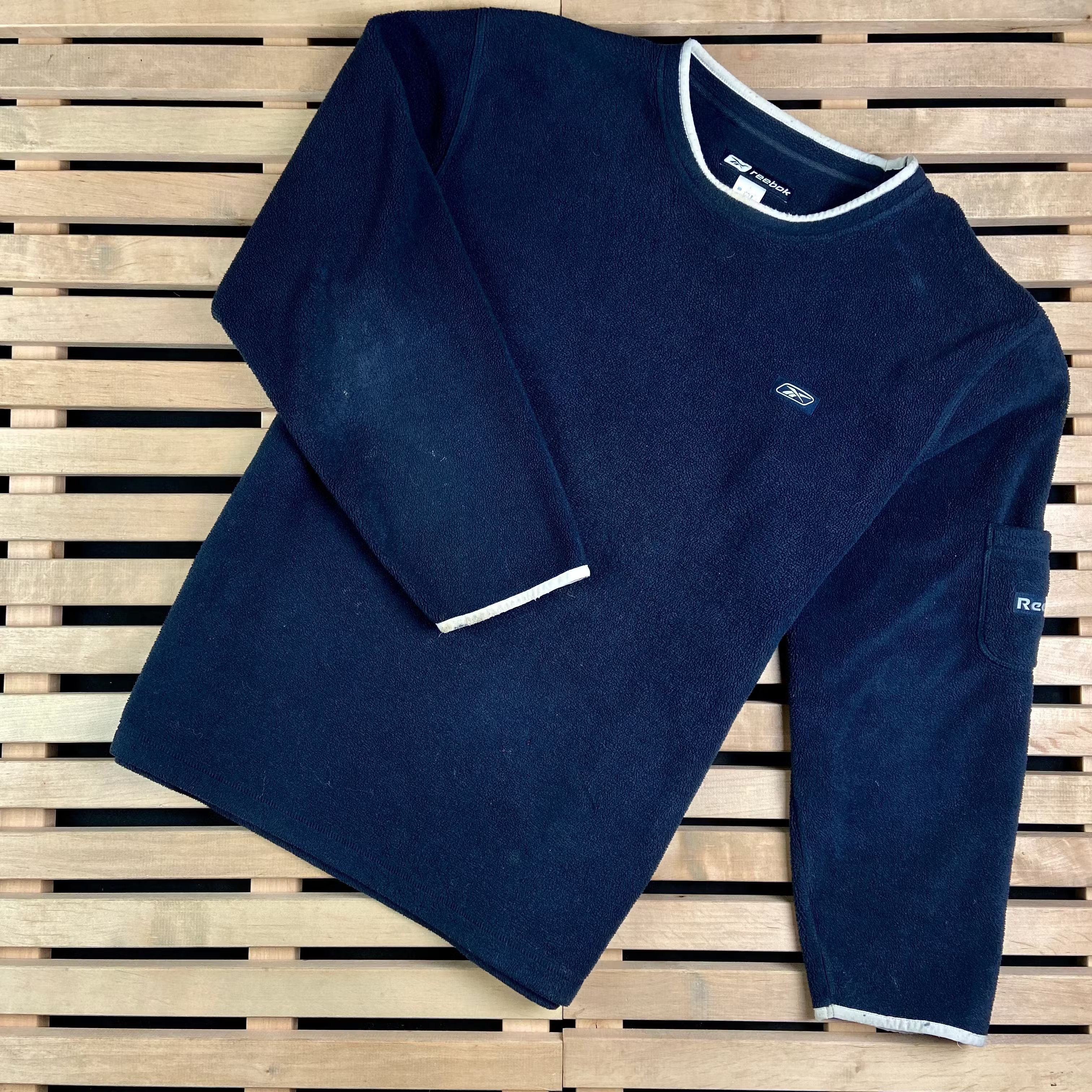 Reebok × Vintage Mens Fleece Sweatshirt Reebok Vintage Size L Size US L / EU 52-54 / 3 - 1 Thumbnail