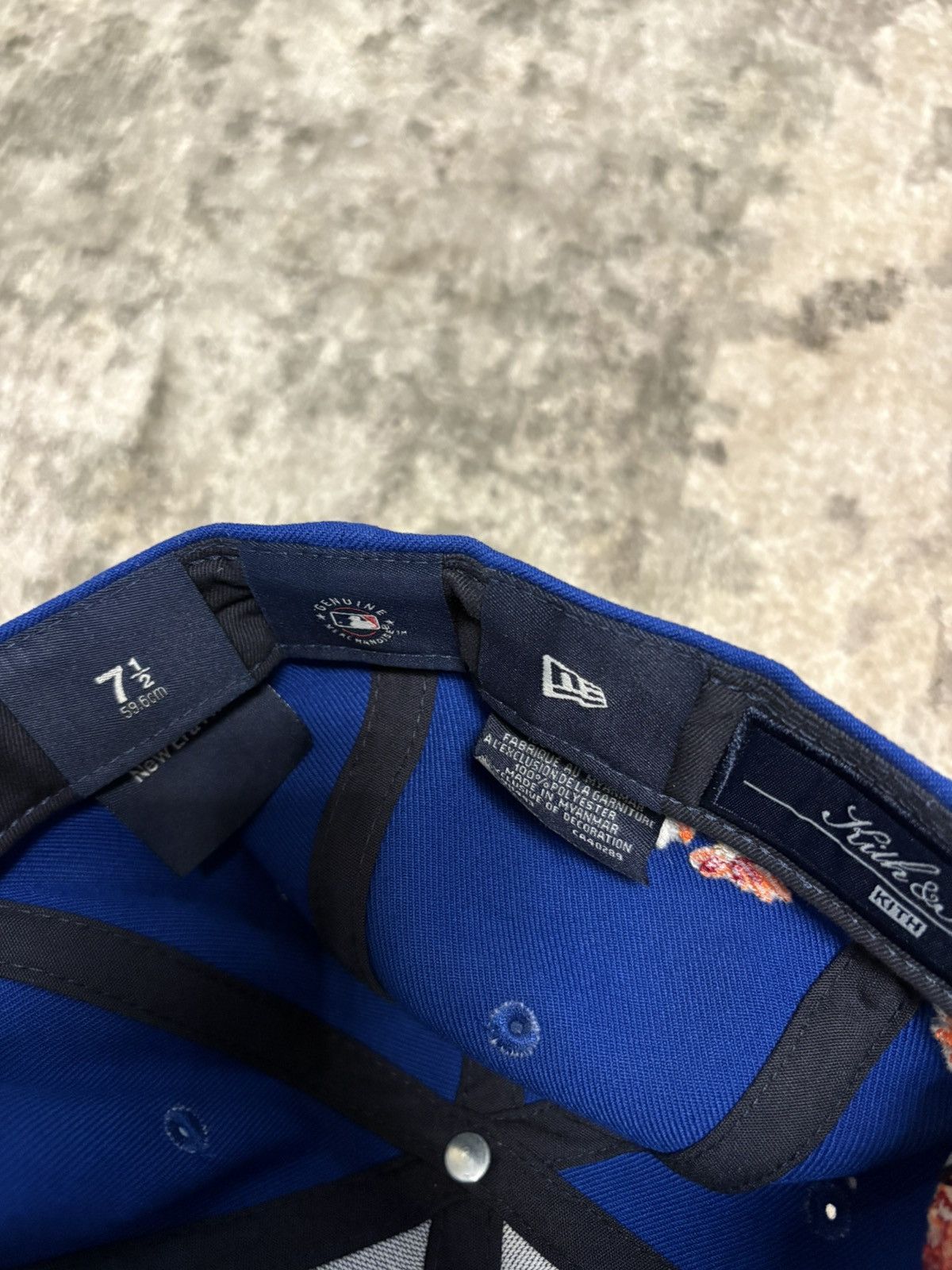Kith × New Era Kith & New Era For Mets Floral 59Fifty Low Profile 'Current' Size ONE SIZE - 10 Thumbnail