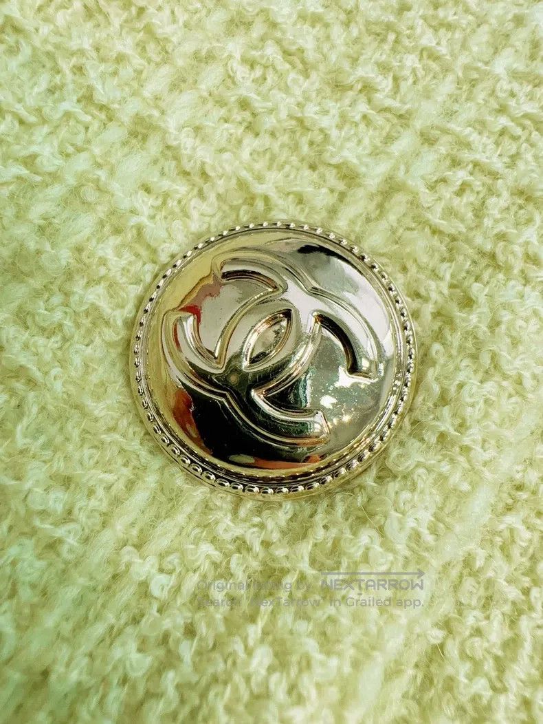 Chanel Chanel 20k equestrian series popular avocado green woven t Size S / US 4 / IT 40 - 4 Thumbnail