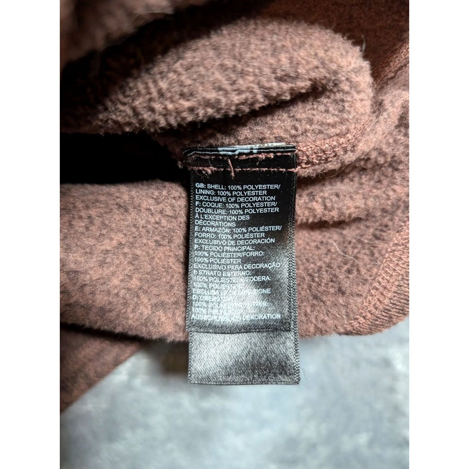 The North Face North Face Jacket Womens Medium Brown Full Zip Fleece Outdoors Hiking Casual, Travel, Workwear Mens Womens Girls Boys Size M / US 6-8 / IT 42-44 - 6 Thumbnail