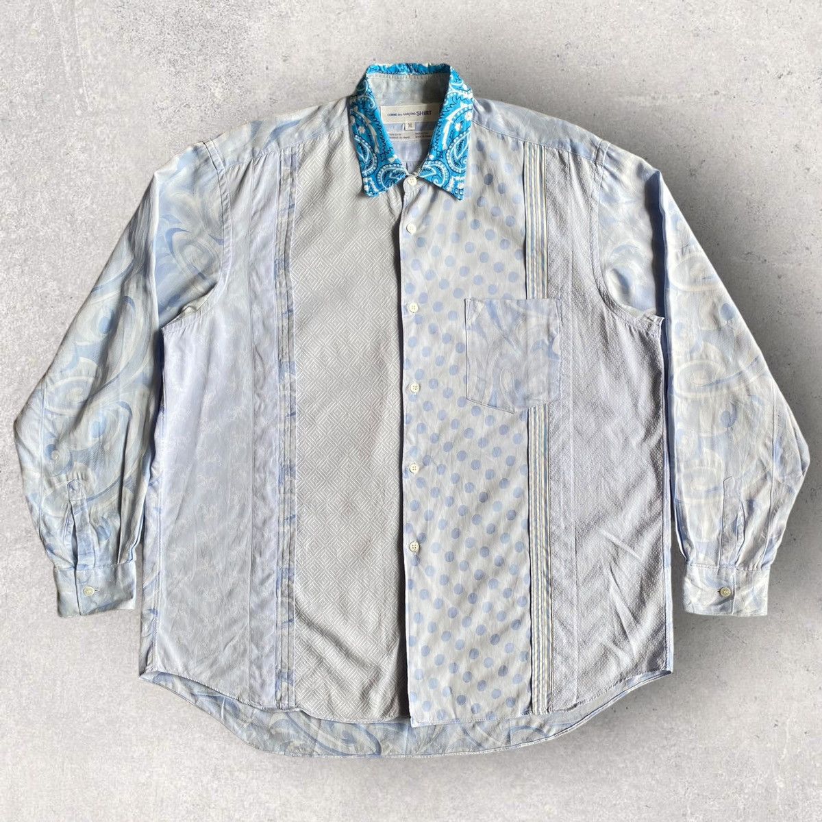 Comme des Garcons Mix Pattern Oversize Shirt Size US M / EU 48-50 / 2 - 1 Thumbnail