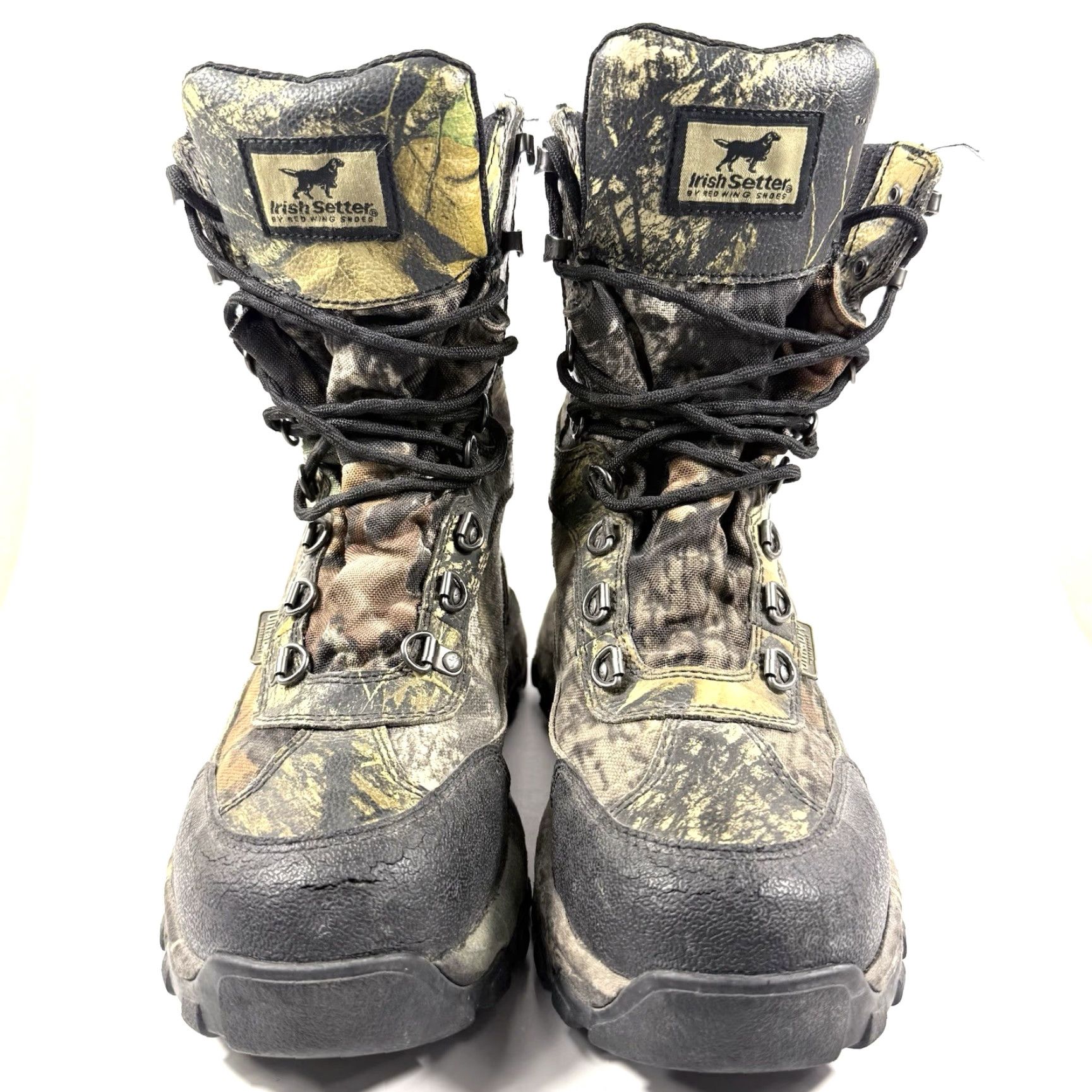Vintage Irish Setter Boots Men Hunting Waterproof 9D Camouflage Thermolite 600 Gram Green Leather Boots 3237102 Size US 9 / EU 42 - 3 Thumbnail