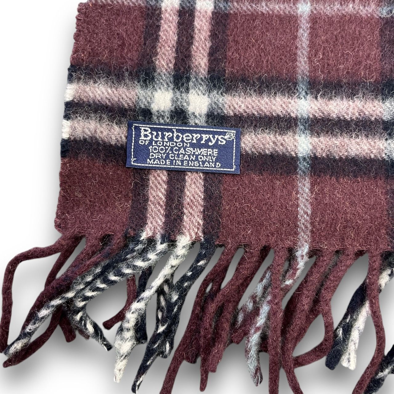 Vintage Burberry Scarf / Muffler / Neckwear T709