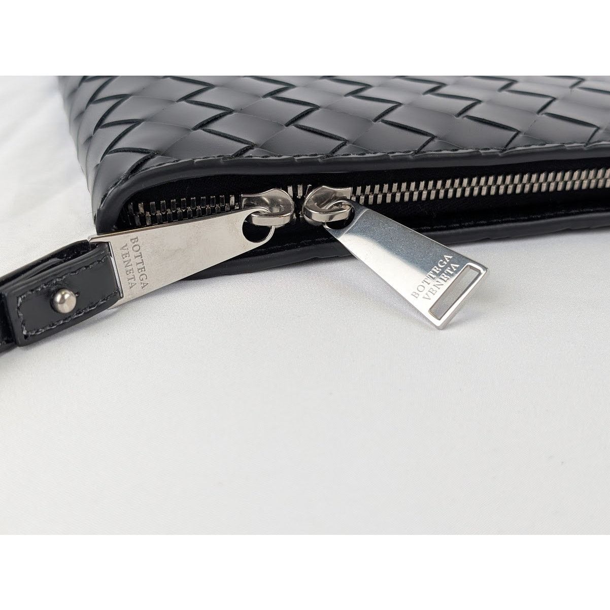 Bottega Veneta o1rshd1 Intrecciato Spazzolato Calf Documents in Nero Size ONE SIZE - 4 Thumbnail