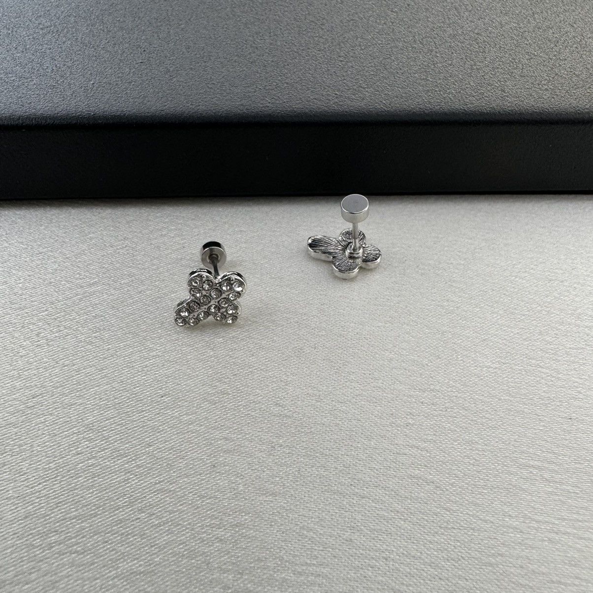 Other CZ Small Cross Stud Earrings for Men Women Unisex Style Size ONE SIZE - 4 Thumbnail