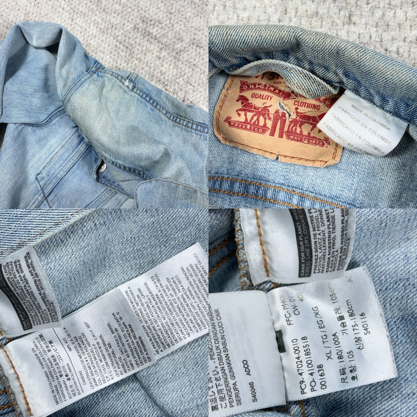 Levi's Levi's Trucker Jacket Denim Jacket Men XL Blue Med Wash Vintage No (Adjust as Needed) Size US 36 / EU 52 - 8 Thumbnail