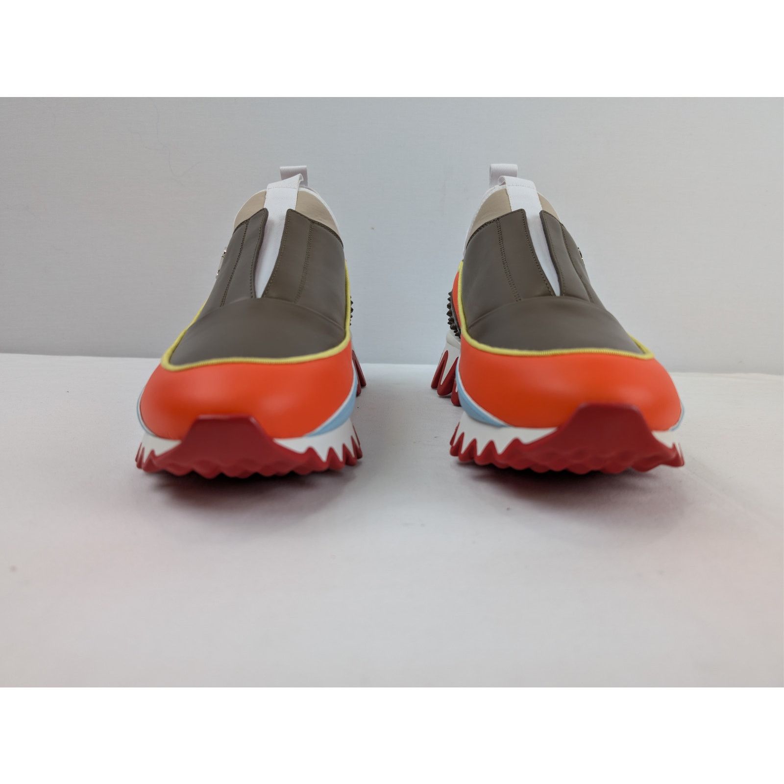 Christian Louboutin o1rshd1 Sharkyloub SP Spikes Flat Shoe Sneakers Multicolor Size US 10 / EU 43 - 10 Thumbnail