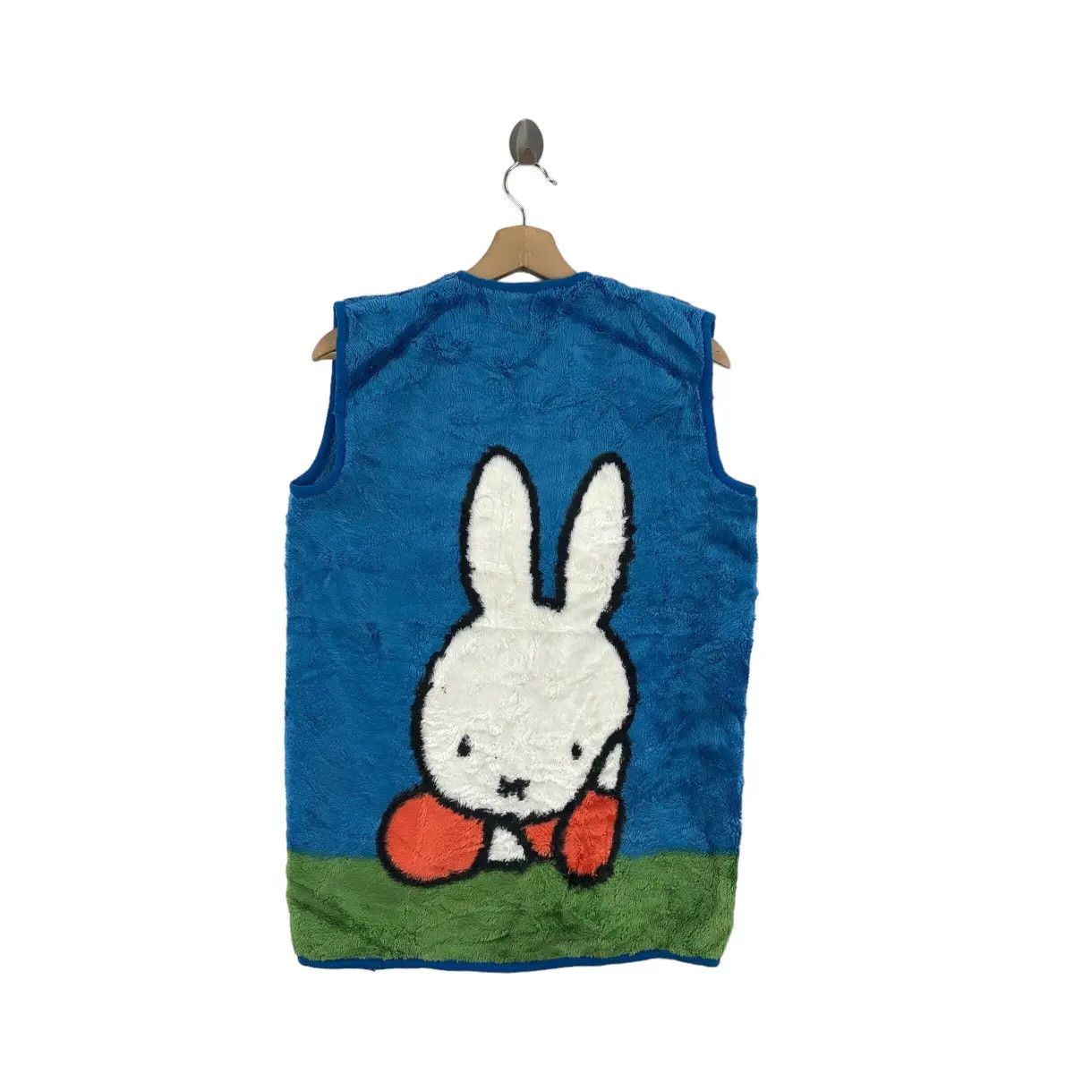 Vintage MIFFY NIJNTJE CARTOON Dick Bruna Little Rabbit Fleece Vest Size M / US 6-8 / IT 42-44 - 6 Thumbnail