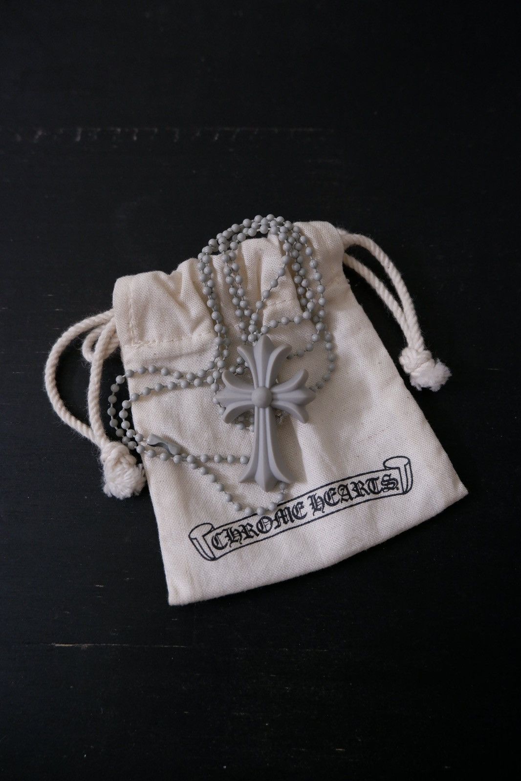 Chrome Hearts Chrome Hearts Silichrome Cross Necklace Size ONE SIZE - 2 Thumbnail