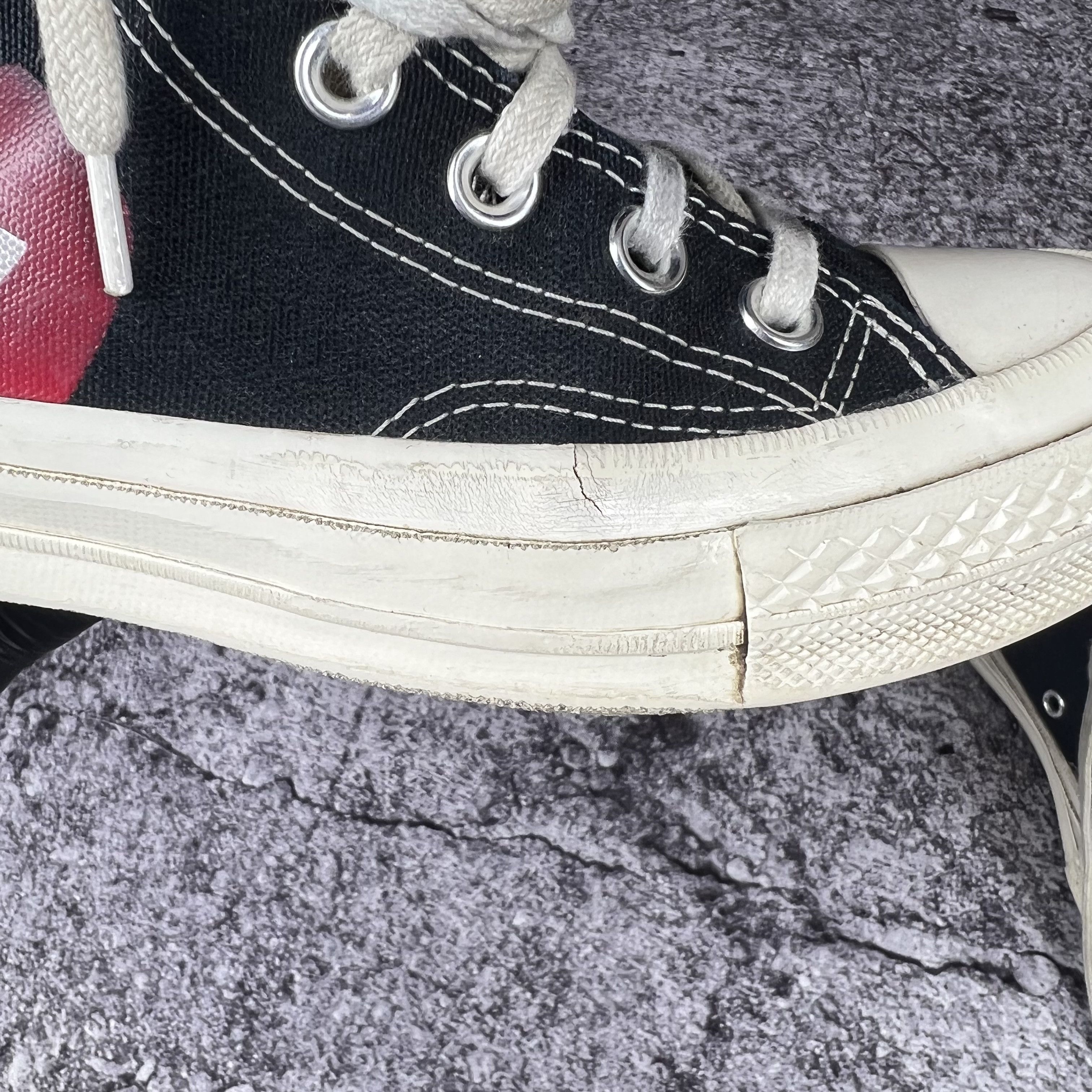 Comme des Garcons PLAY × Converse Come des Garcons x Converse Sneakers Size UK 3 / EUR 35 Size US 5.5 / IT 35.5 - 14 Thumbnail