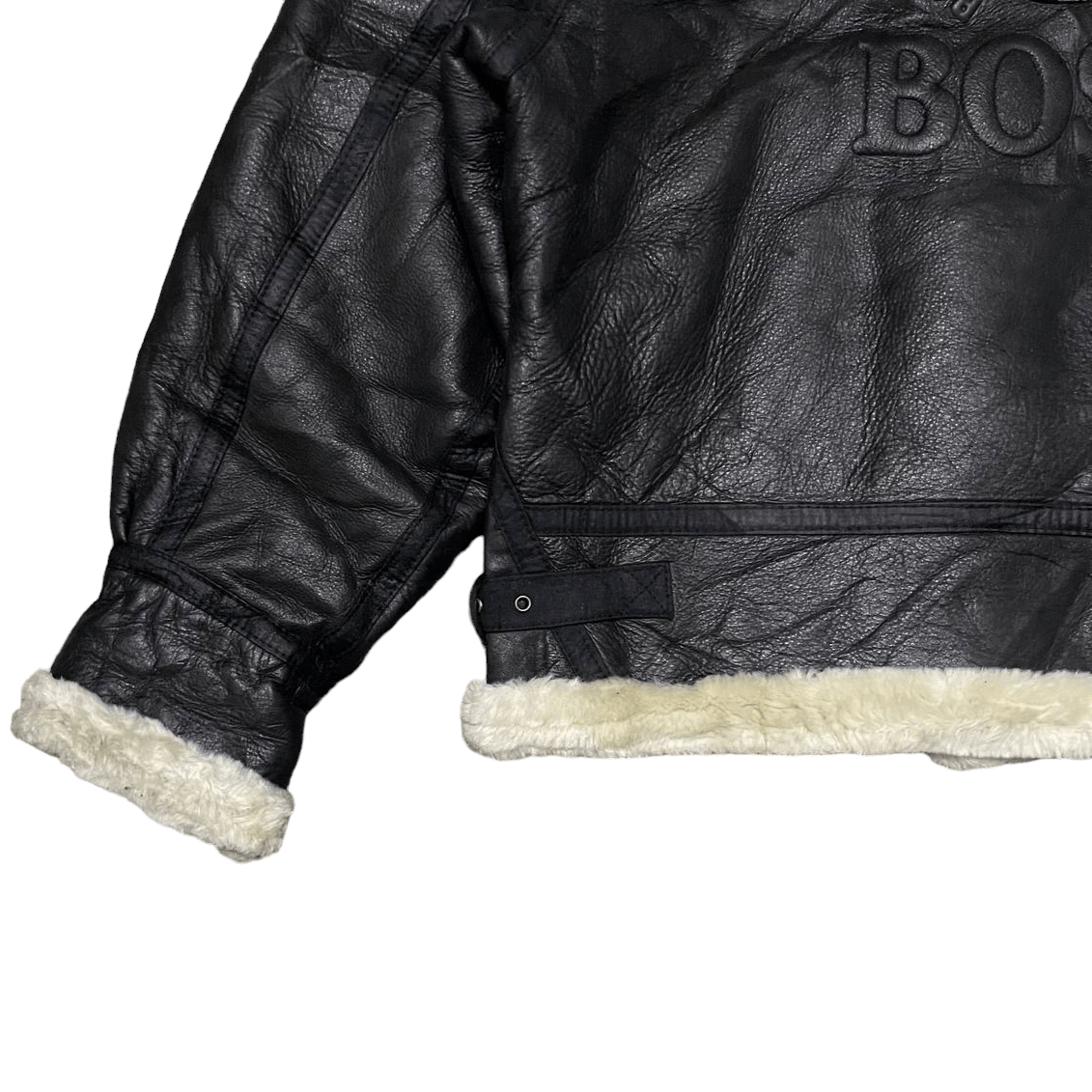 Leather Vtg 00's Suntory Boss Coffee Leather Jacket Special Edition Size US M / EU 48-50 / 2 - 3 Thumbnail