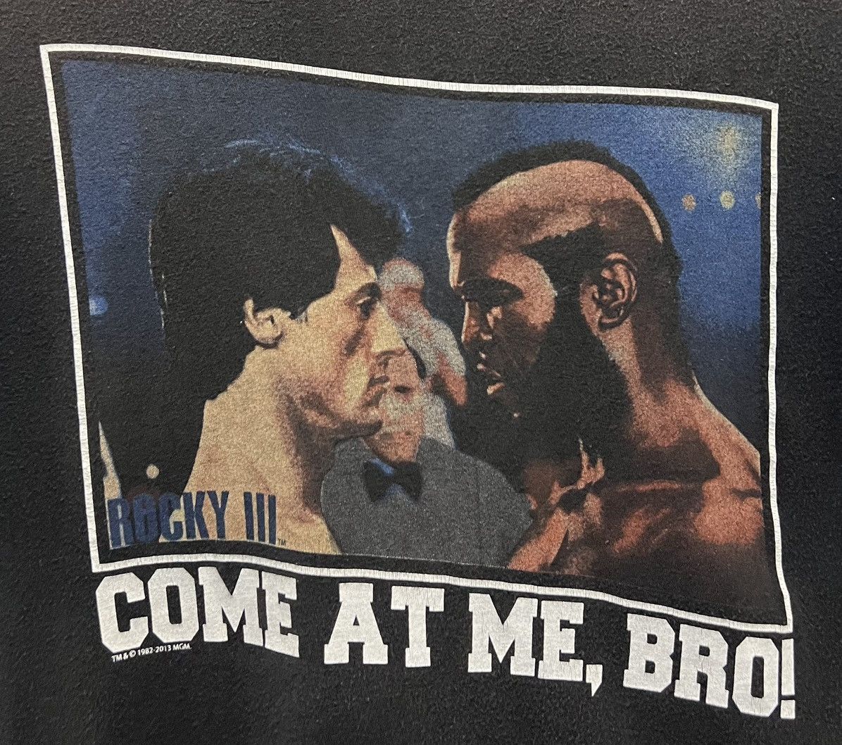 Vintage VINTAGE ROCKY III COME AT ME BRO! SHIRT Size US L / EU 52-54 / 3 - 3 Thumbnail