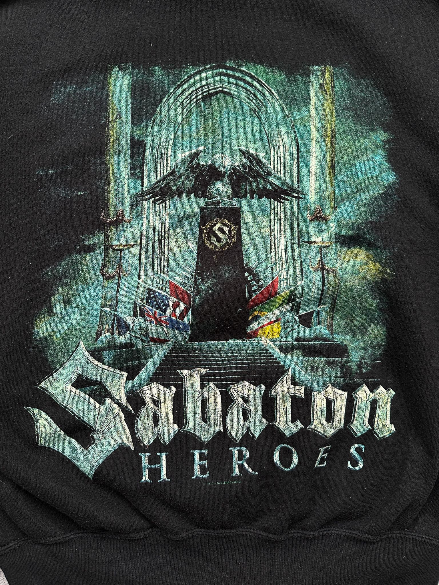 Band Tees Sabaton Heroes Vintage Hoodie Sweatshirt Size US L / EU 52-54 / 3 - 4 Thumbnail