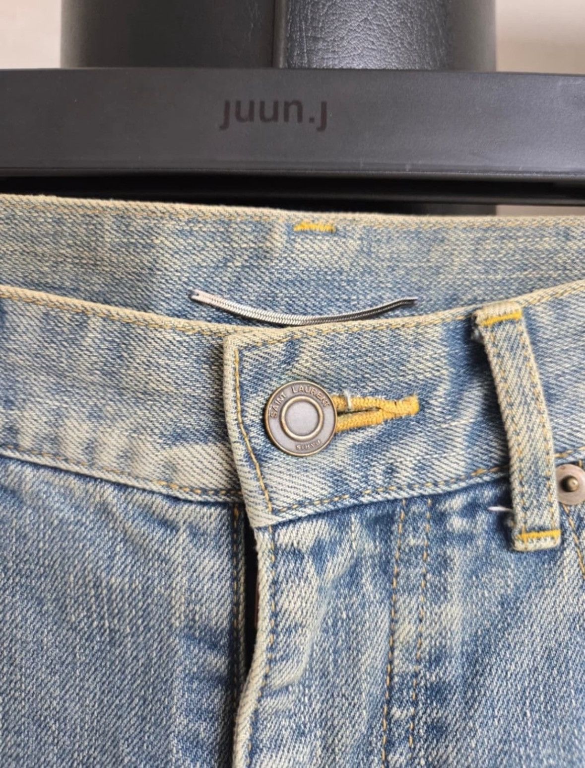 Saint Laurent Paris Saint Laurent Hedi Slimane Destroyed Jean Size US 29 - 2 Thumbnail