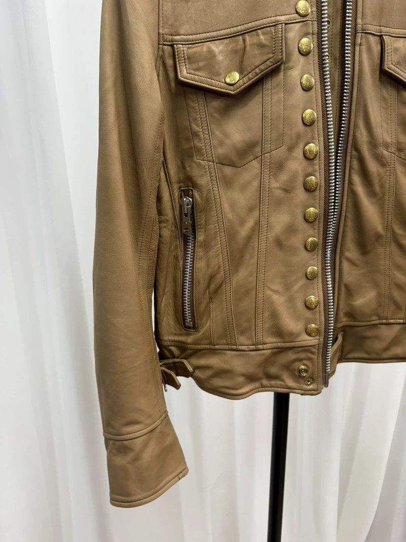 Takahiromiyashita The Soloist. The soloist 16AW Sample Gold Button Leather jacket 2502-Nex Size US S / EU 44-46 / 1 - 5 Thumbnail