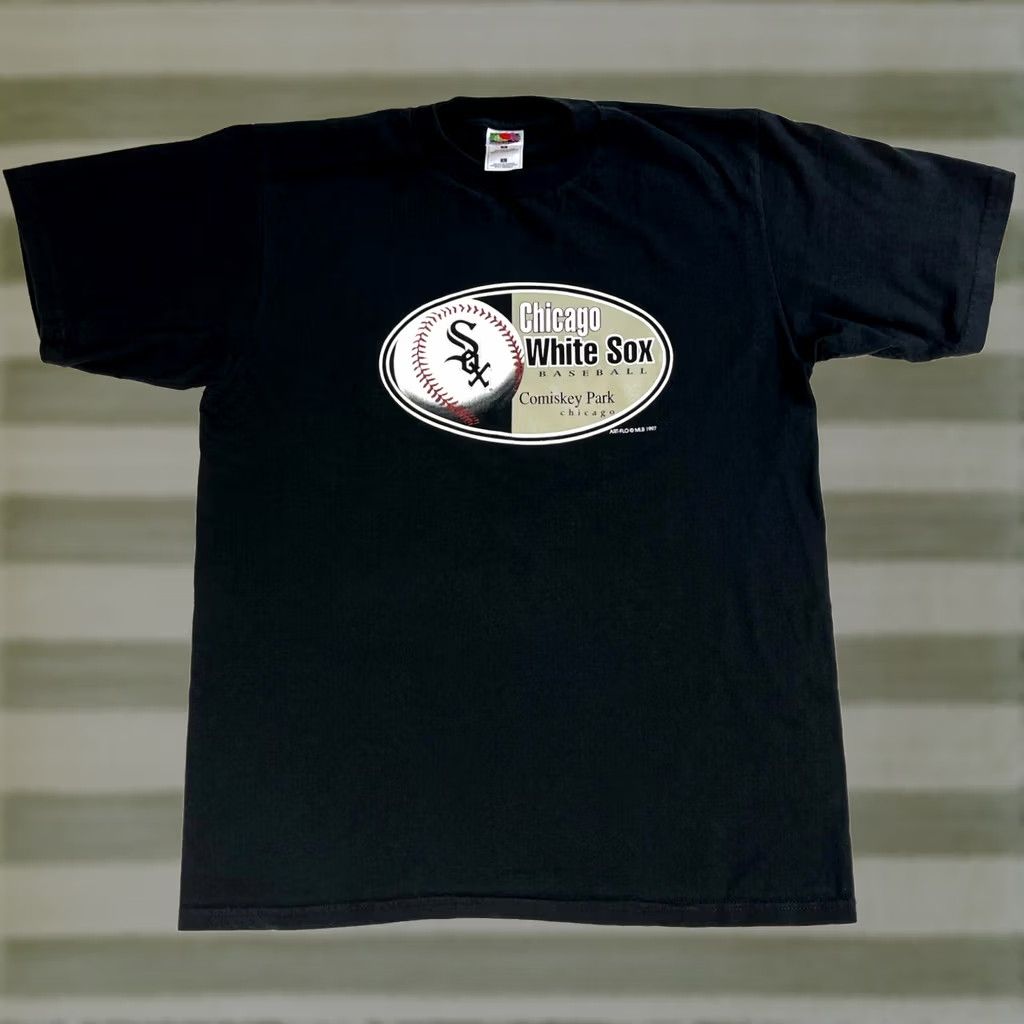 Fruit Of The Loom VINTAGE Men's Chicago White Sox Comiskey Park T-Shirt Sz L Size US L / EU 52-54 / 3 - 1 Thumbnail
