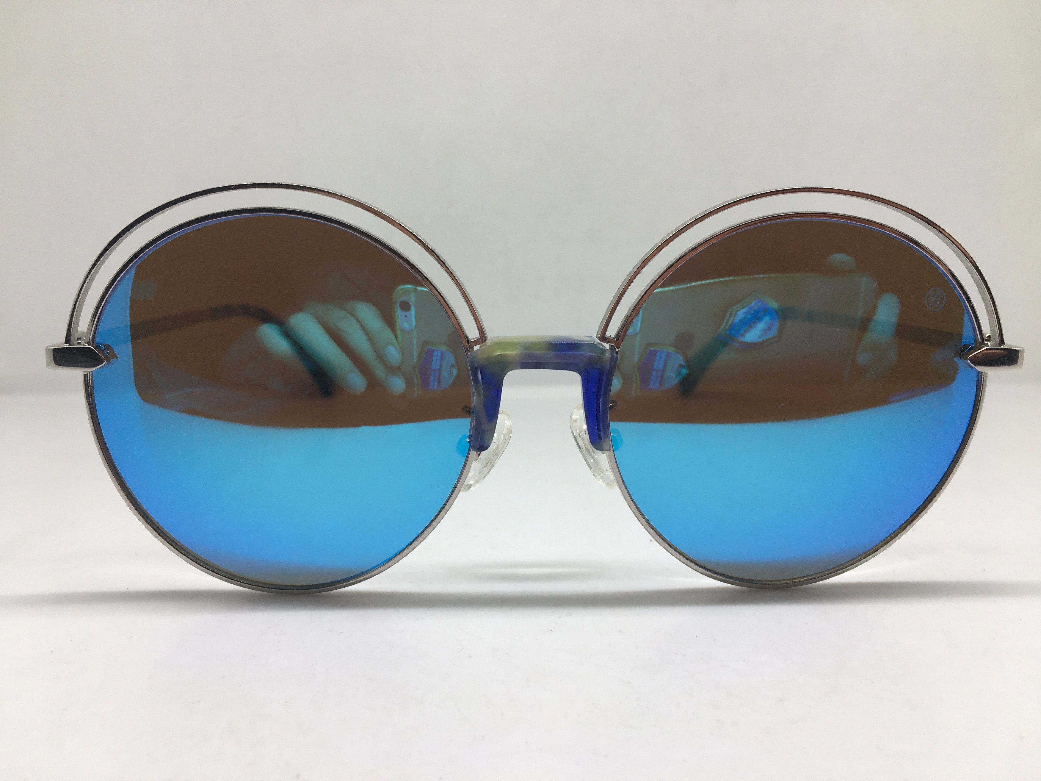 Other Silver Round Sunglasses Frame PIN UP GIRL Size ONE SIZE - 1 Thumbnail