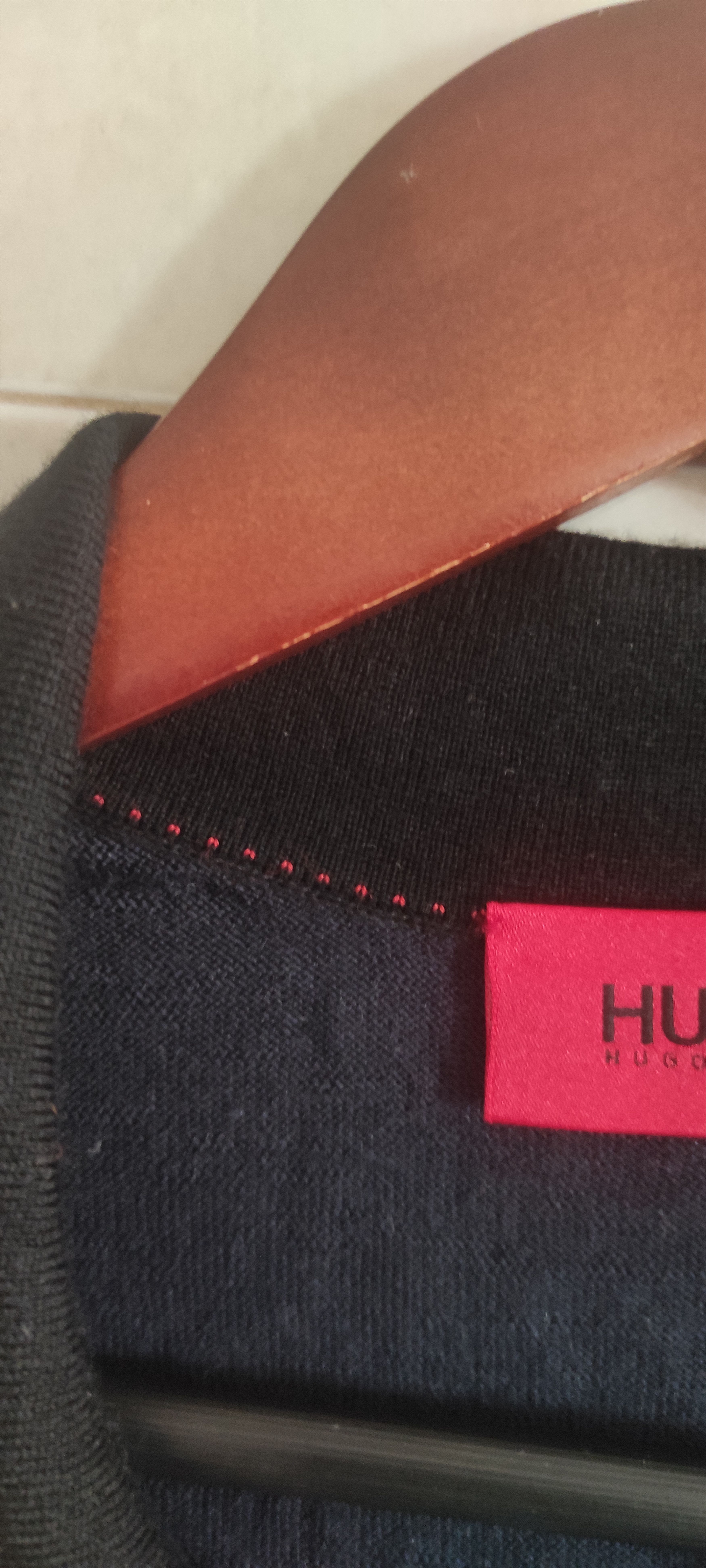 Hugo Boss Hugo Boss long-sleeved Polo Virgin Wool Shirt Sweater M Size US M / EU 48-50 / 2 - 4 Thumbnail