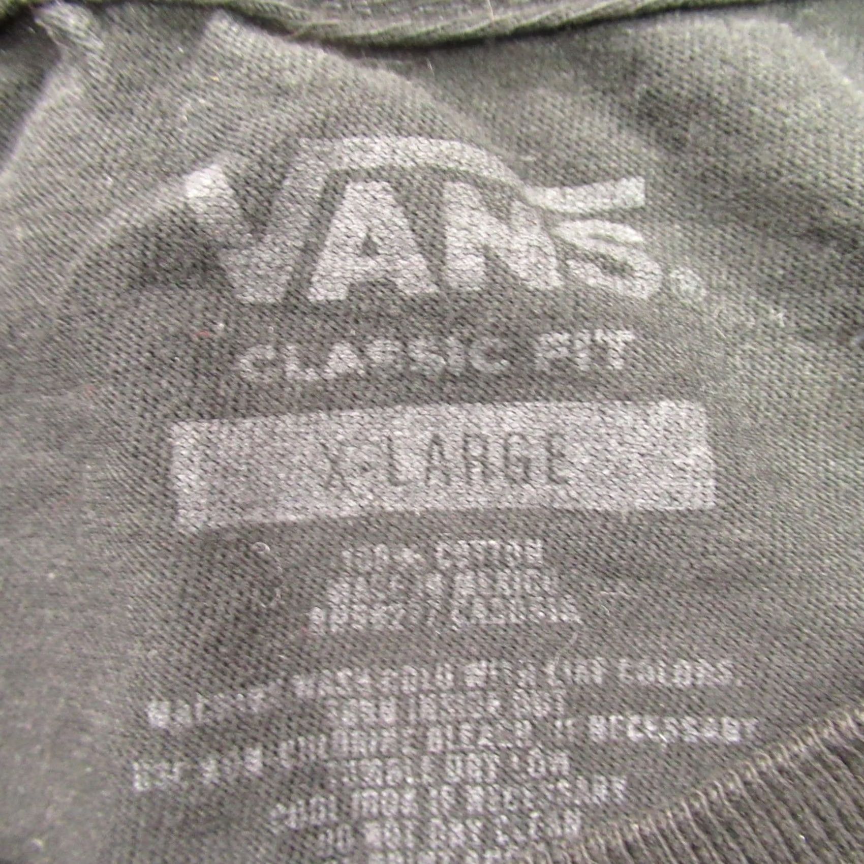 Vans Vans Shirt Mens XL Short Sleeve Crew Neck Black Lightweight Classic Fit Size US XL / EU 56 / 4 - 4 Thumbnail