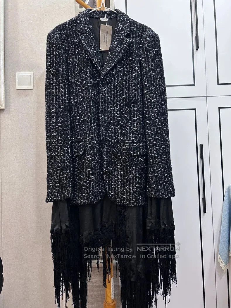 Comme des Garcons Comme des Garcons Tweed Silver Thread Coat. Size US M / EU 48-50 / 2 - 1 Thumbnail