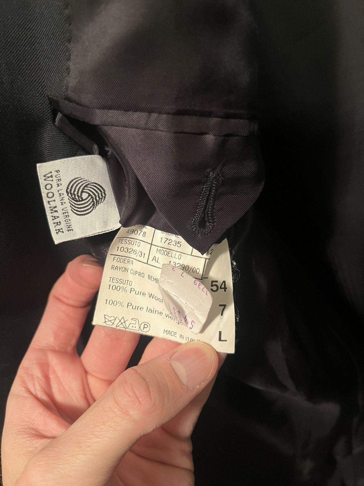 Canali Canali Navy Blazer 44L Size 44L - 6 Thumbnail