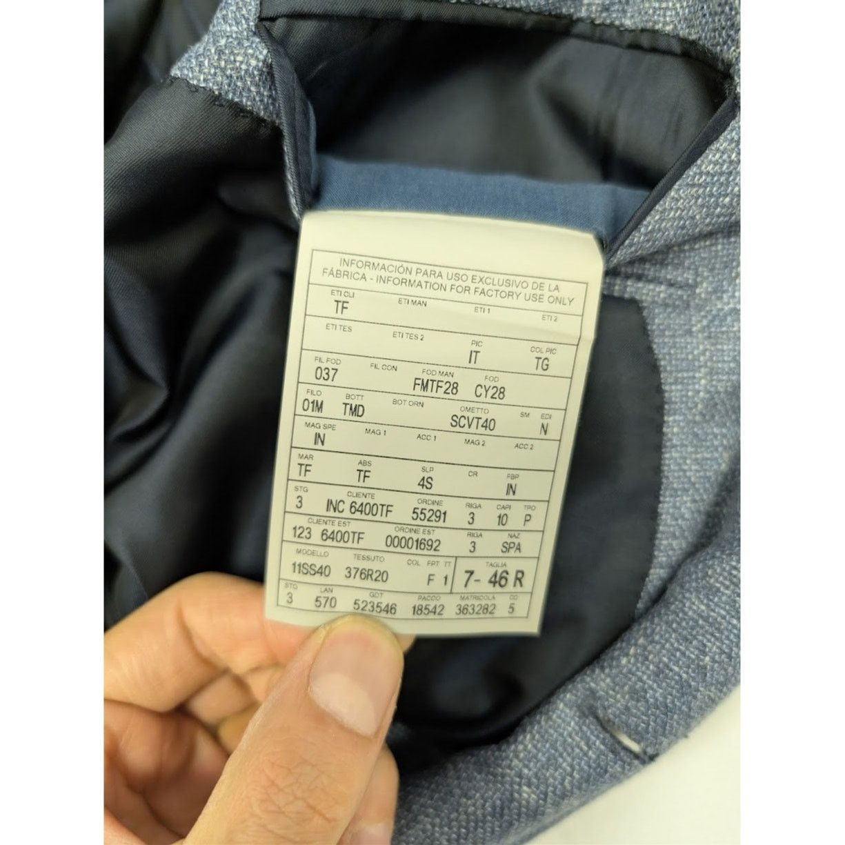 Tom Ford o1rshd1 Blazer Jacket in Blue Size US S / EU 44-46 / 1 - 21 Thumbnail