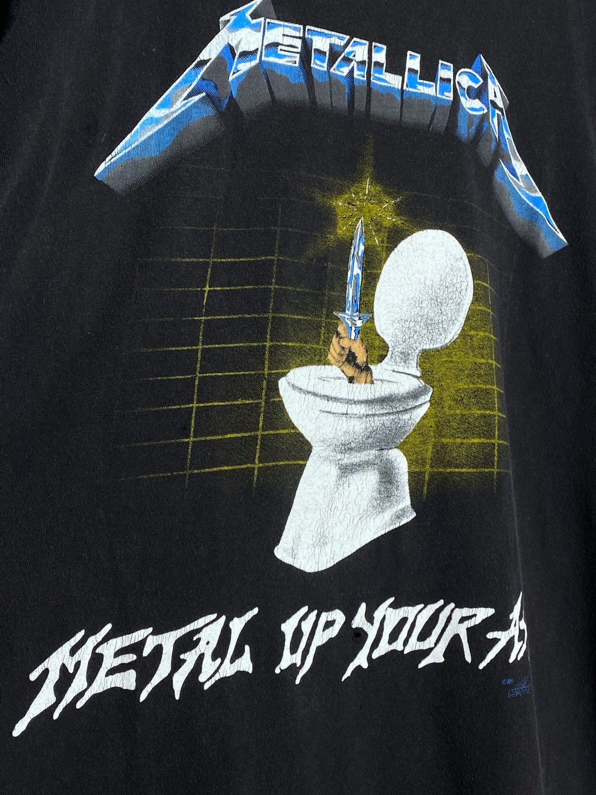 1985 Metallica Metal Up Your Ass Size Medium Kanye West Wear