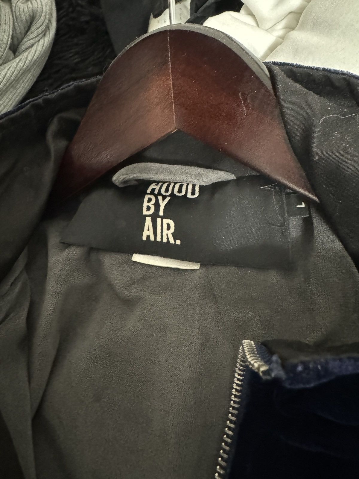 Hood By Air Hood by air fw14 velvet skeleton cage zip jacket Size US L / EU 52-54 / 3 - 3 Thumbnail