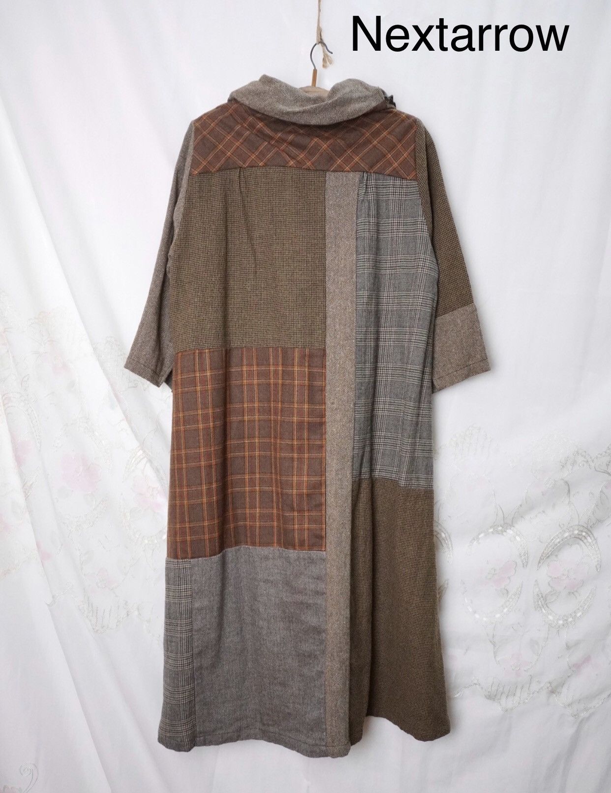 Kapital Kapital patchwork wool collar dress2412-Nextarrow Size S / US 4 / IT 40 - 2 Thumbnail