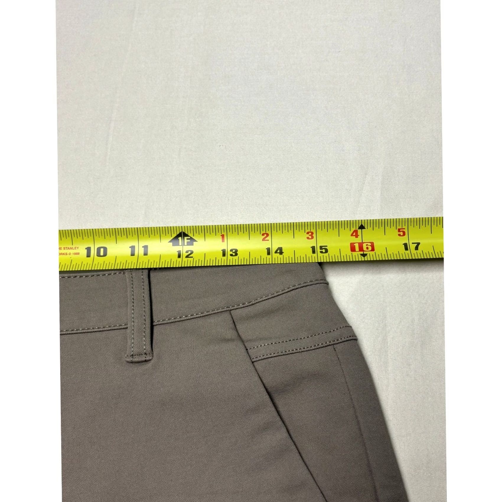 Vintage BYLT Everyday Pant 2.0 Slim Fit Grey Taupe Mens 32x30 Pants 5-Pocket Chino Performance Stretch Breathable Modern Workwear Size US 32 / EU 48 - 7 Thumbnail