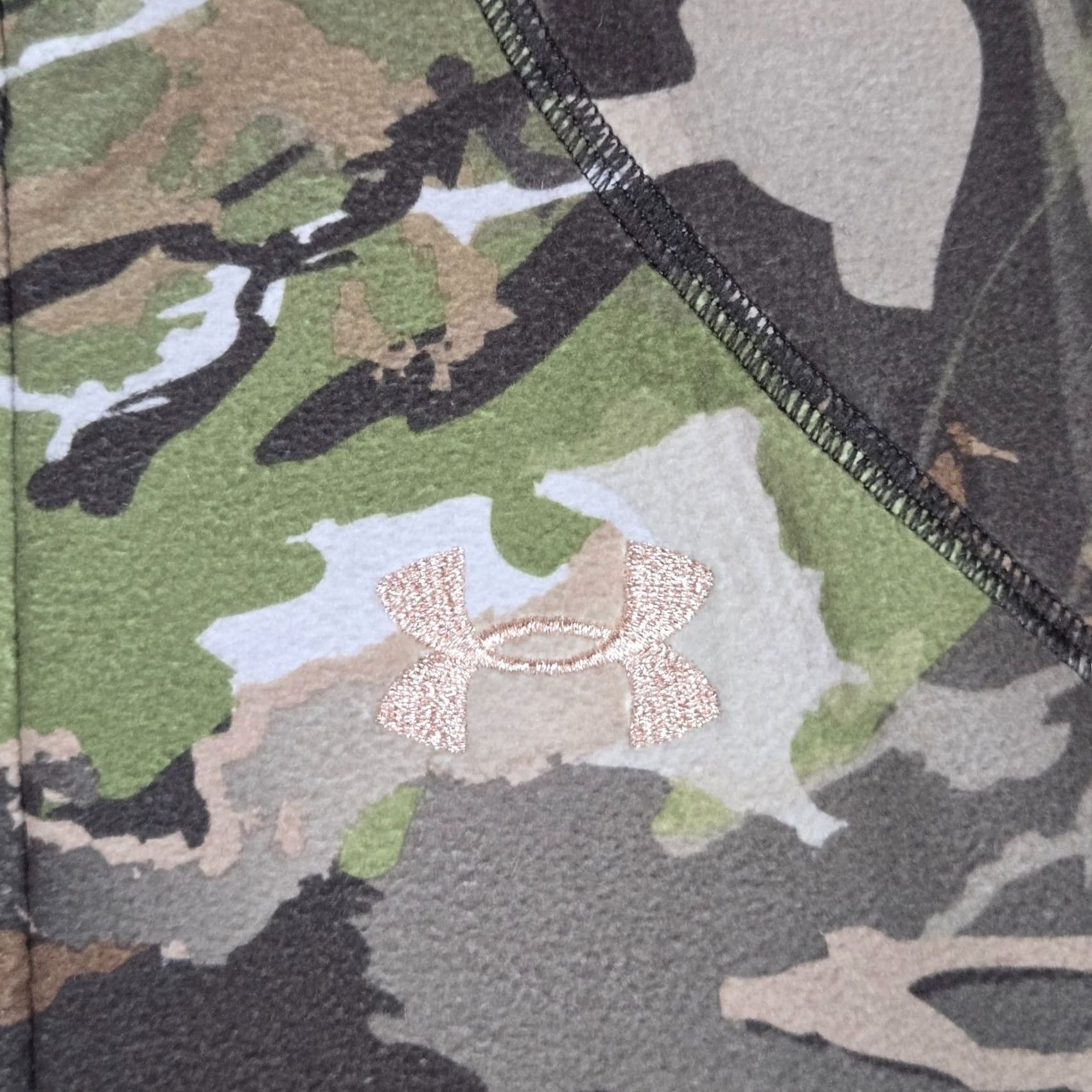 Under Armour Under Armour Womens Ridge Reaper Sherpa Fleece Lined Camouflage Jacket Medium Green Utility Zip Pockets Full Zip Size M / US 6-8 / IT 42-44 - 4 Thumbnail
