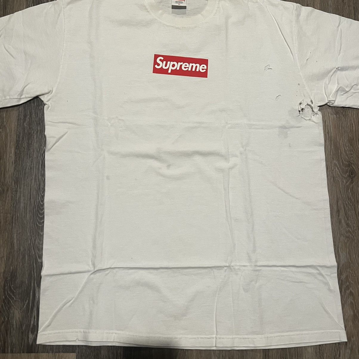Supreme Supreme OG Box Logo tee 2001 Friends and Family Bogo t shirt Size US XL / EU 56 / 4 - 5 Thumbnail