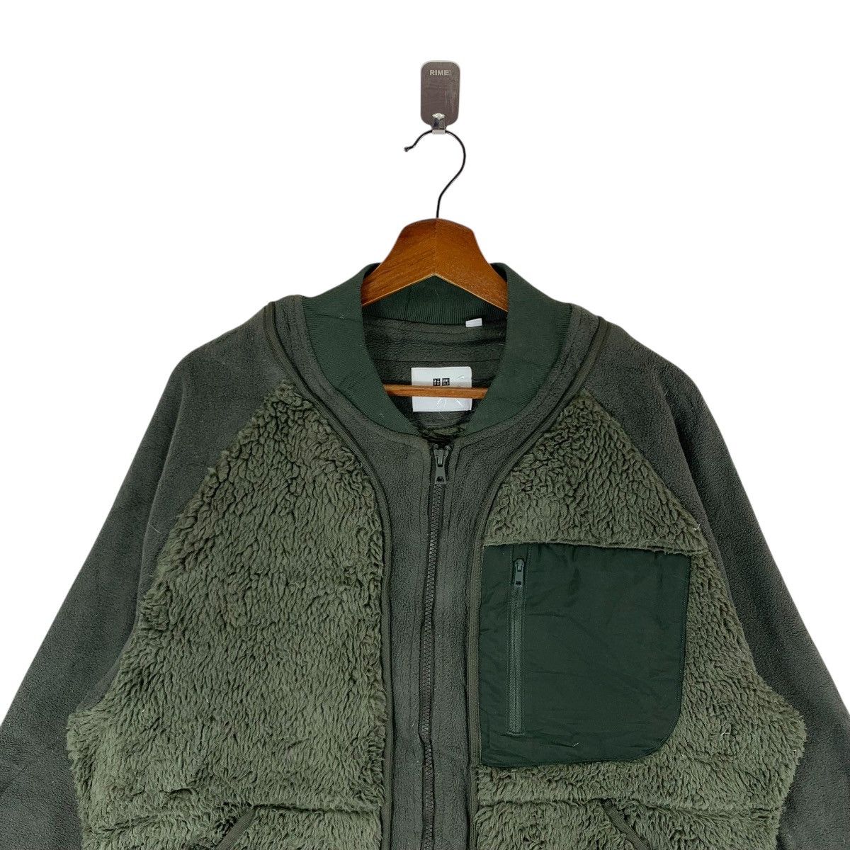 Uniqlo × White Mountaineering VINTAGE WHITE MOUNTAINEERING UNIQLO BOMBER FLEECE Size US L / EU 52-54 / 3 - 4 Thumbnail