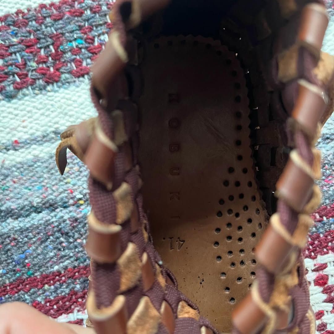 Other Kobuki Medellin Handwoven Genuine Leather Brown Size US 8.5 / EU 41-42 - 5 Thumbnail