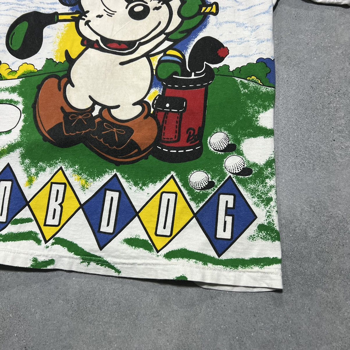 Vintage Vintage Bob dog 90s fullprint tshirt Size US L / EU 52-54 / 3 - 7 Thumbnail