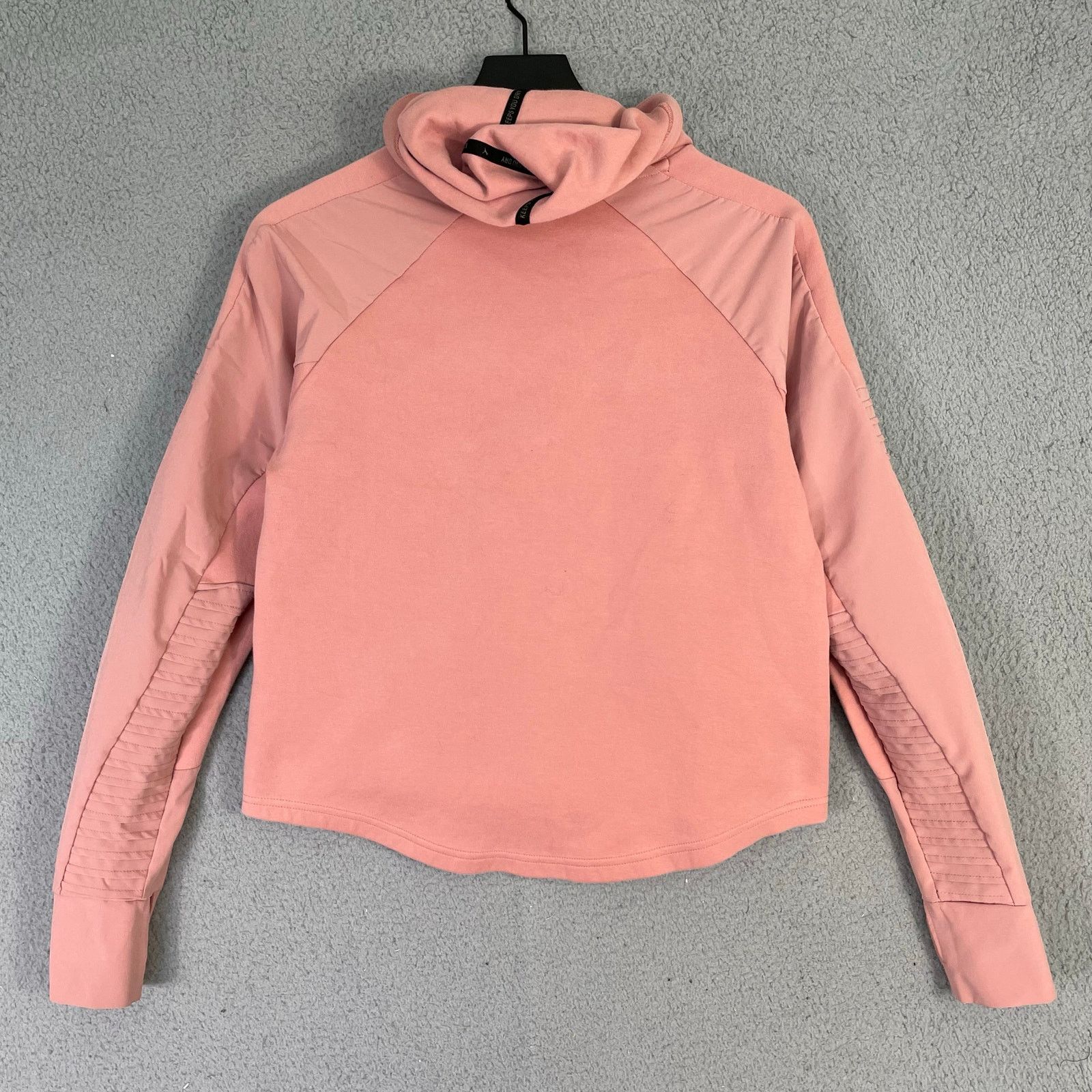 Puma Puma Women's Pink Moto Sleeve Pullover Hoodie Small S/P Size S / US 4 / IT 40 - 7 Thumbnail