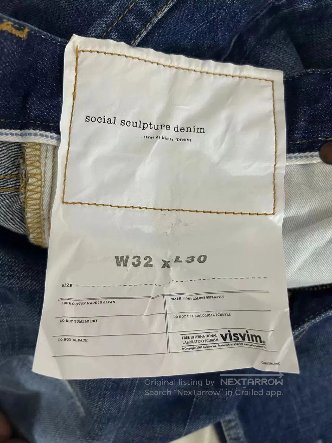 Visvim visvim 19AW D12 03 Denim Jeans. Size US 32 / EU 48 - 4 Thumbnail