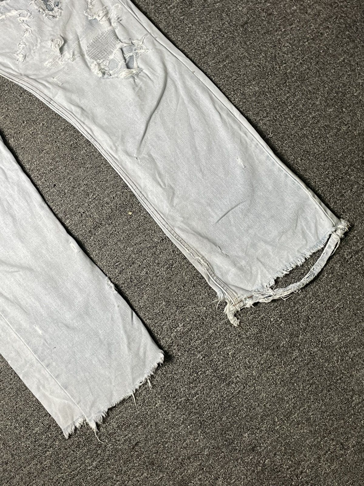 Japanese Brand × Vintage Vintage NYLAUS Custom Ripped Jeans (89) Size US 33 - 5 Thumbnail