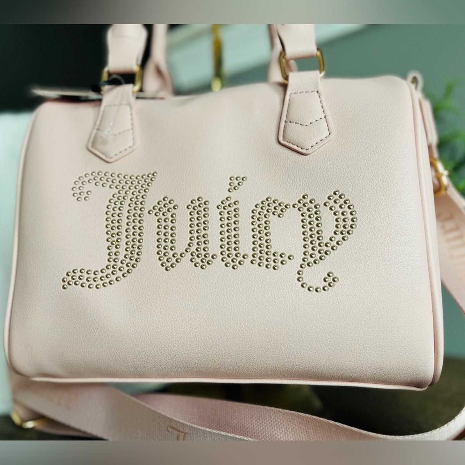 Juicy Couture Jeans Juicy Couture Pink Clay Obsession Satchel Tote Bag NWT Size ONE SIZE - 1 Thumbnail