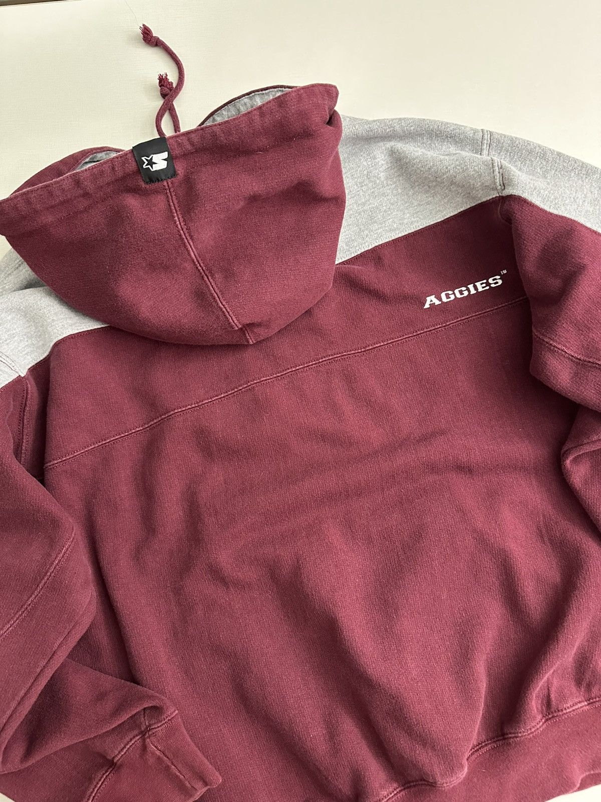 Starter × Vintage Vintage Texas A&M Aggies Starter Hoodie Men’s L Maroon Gray Size US L / EU 52-54 / 3 - 10 Thumbnail
