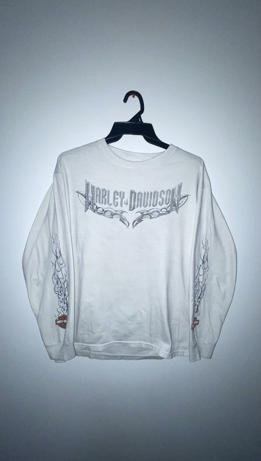 Harley Davidson × Vintage Vintage 2005 Harley Davidson long sleeve shirt "Voodoo” Size US L / EU 52-54 / 3 - 1 Thumbnail