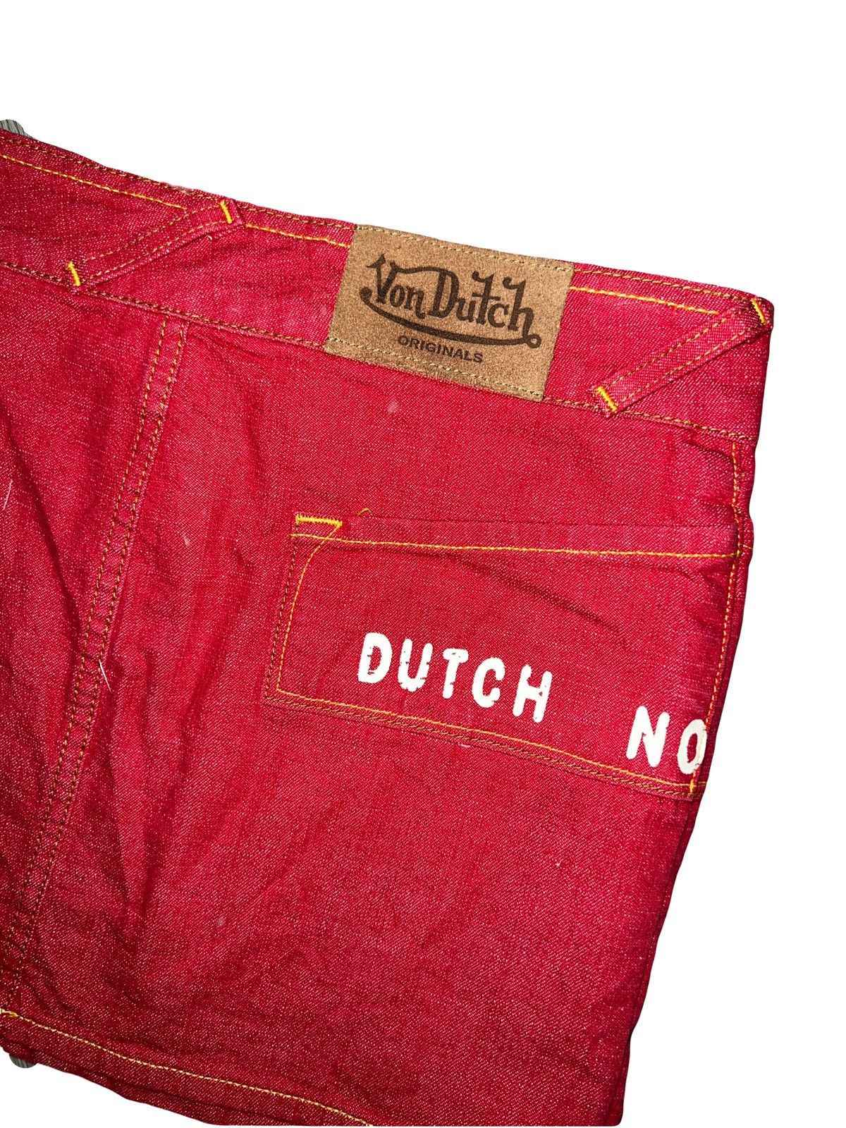 Von Dutch RARE Vondutch Y2k racing print mini skirt 🥀💋 Size 26" / US 2 / IT 38 - 5 Thumbnail