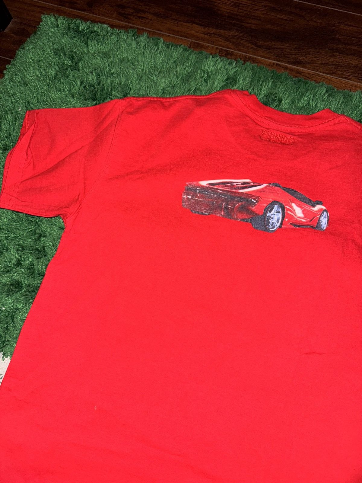 Vetements Vetements Red Lamborghini Race Car Tee Size US M / EU 48-50 / 2 - 3 Thumbnail