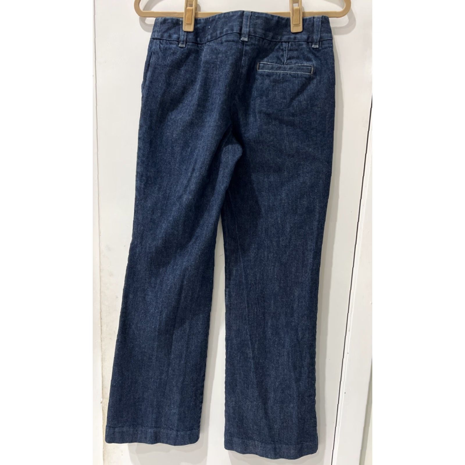 Ann Taylor Ann Taylor Loft Jeans Women's Size 6 Blue Denim Low Rise Pocket Straight 33 in Inseam Size 28" / US 6 / IT 42 - 2 Thumbnail