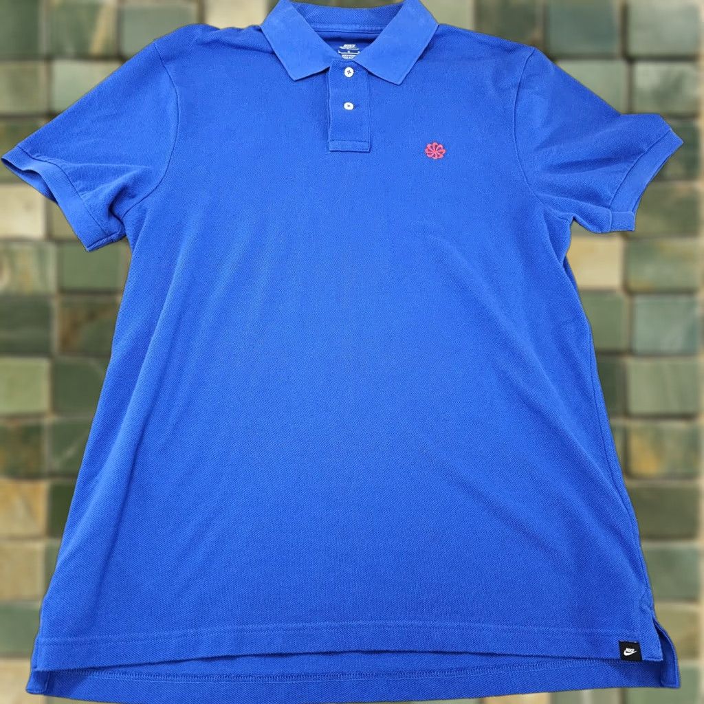 Nike Nike Polo Shirt Mens Size Large Blue Knit Golf Grand Slam Cotton DriFit Golfing Size US L / EU 52-54 / 3 - 1 Thumbnail