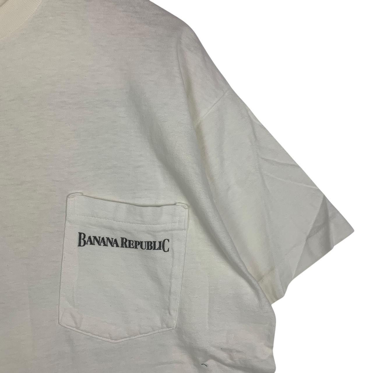Vintage Vintage 90’ BANANA REPUBLIC ATLAS Classic Screen Tee Shirt Size US L / EU 52-54 / 3 - 5 Thumbnail